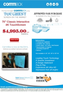 Current Promotion for Commbox Classic Touchscreen